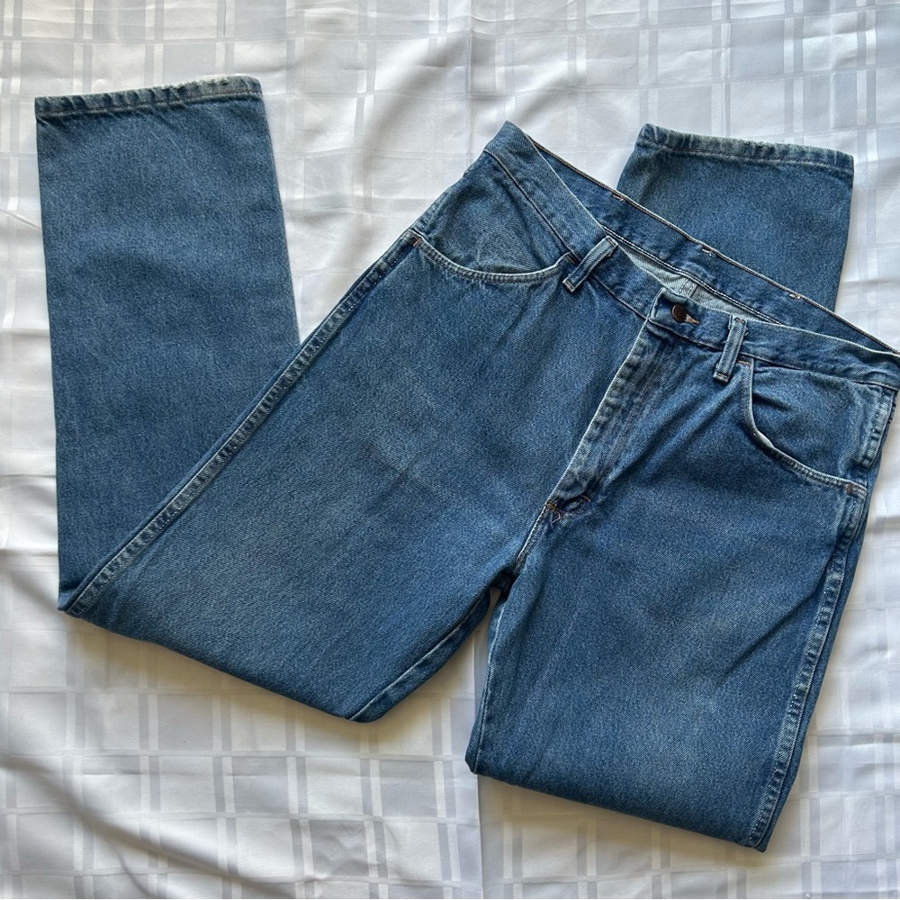Rustler Blue Denim Straight Leg Jeans
